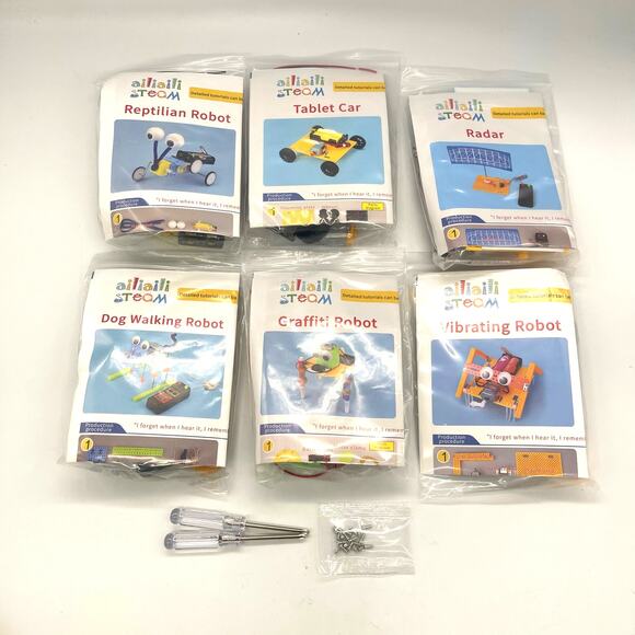 Ailiaili 6 in One Robot Project Stem Kit Model: Stem-01 NIB Ages 8+ - Picture 4 of 11
